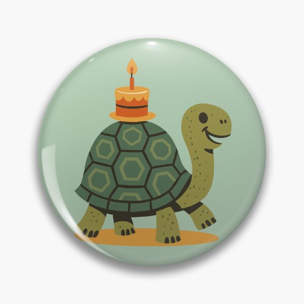 Item preview, Tortoise with a Birthday Cake designed and sold by Ghost on Toast.