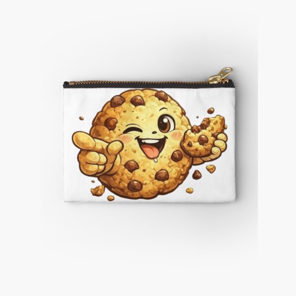 Item preview, Happy Winking Chocolate Chip Cookie – Cute Kawaii Dessert Cartoon designed and sold by Northern Glow Art.
