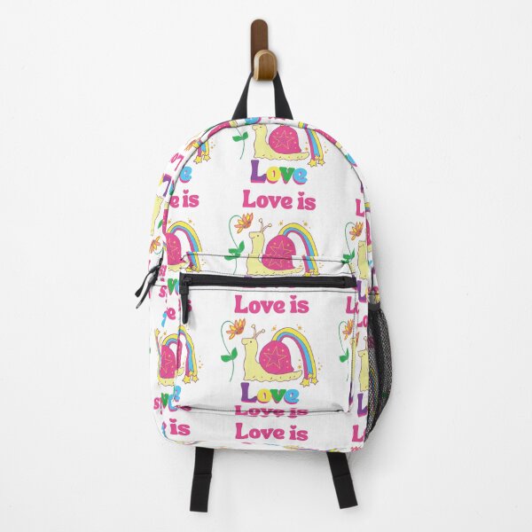 Item preview, Love is Love rainbow garden snail designed and sold by LauraCoxArt.