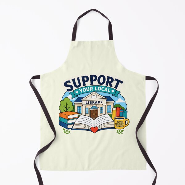Item preview, Support Your Local Library designed and sold by Myra365Art.