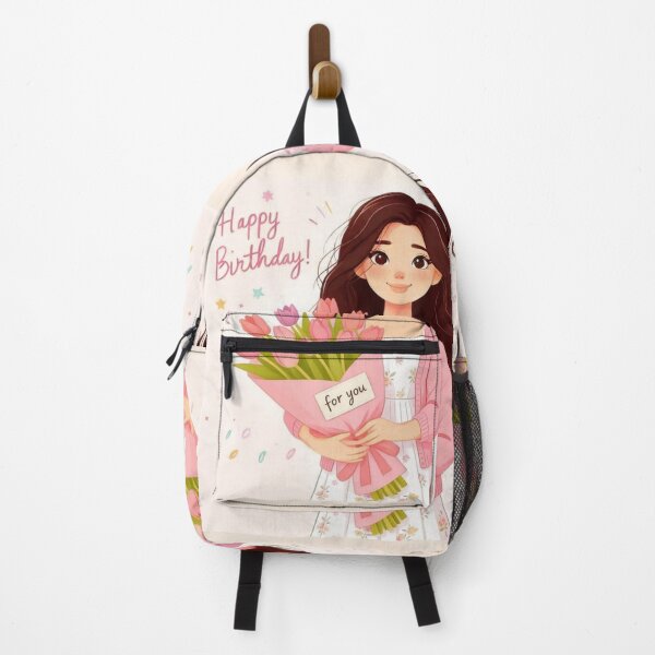 Item preview, Happy Birthday Cute Girl Tulips designed and sold by Innova_Creations.