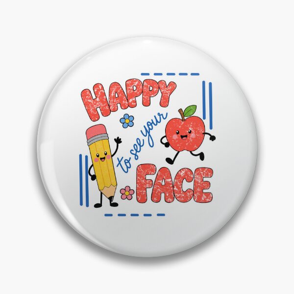 Item preview, Happy To See Your Face Teacher Classroom Welcome designed and sold by FreshVibe Prints.