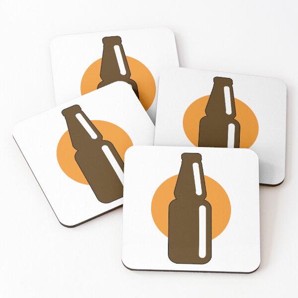 Artikelvorschau, Bier Braun Glasflasche Gelb Gold Bier Mit Sonne Hintergrund entworfen und verkauft von Rolographics1.