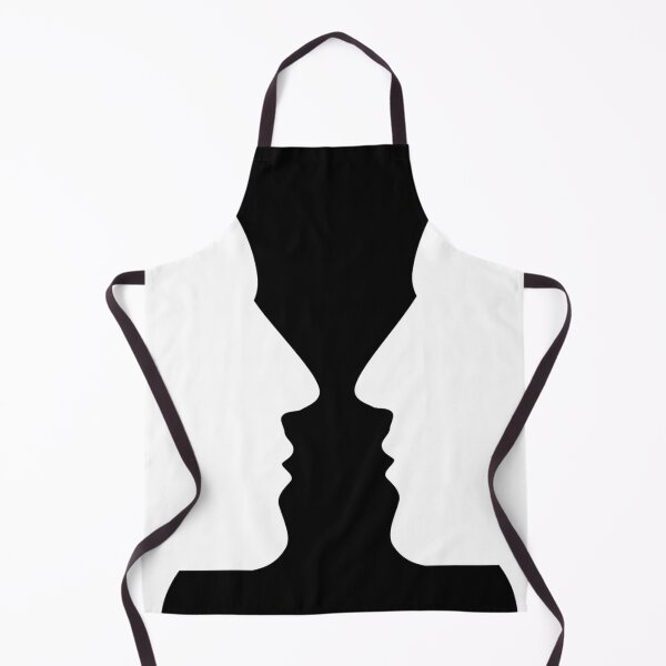 Item preview, Rubin's Vase Optical Illusion Minimalist Art designed and sold by Articora.