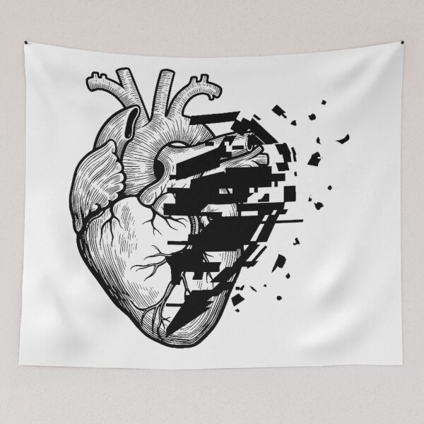 Item preview, Anatomical Heart – Shattered Glitch designed and sold by Rukage.