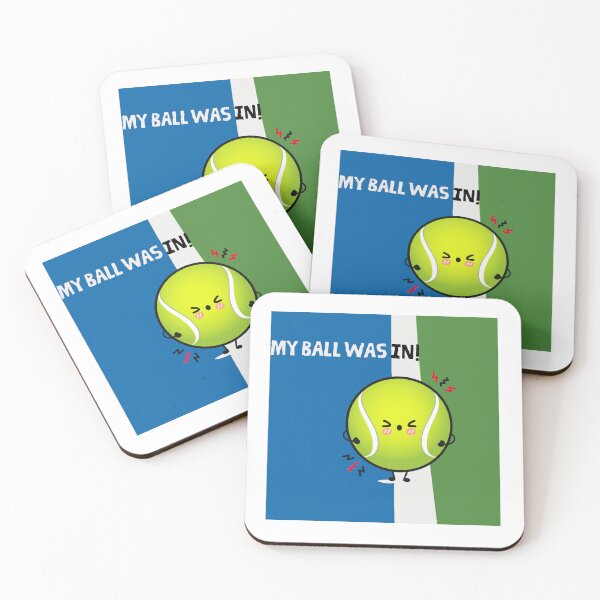 Item preview, My Ball Was In!  Angry Tennis Ball.  Funny Tennis Shirt. Gift for a Tennis Fan, Tennis Lover, Tennis Player. designed and sold by ShrimpAndGrits.