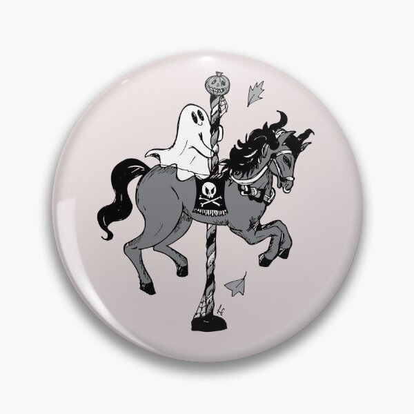 Item preview, Haunted Carousel Horse | Cute Ghost designed and sold by LauraCoxArt.