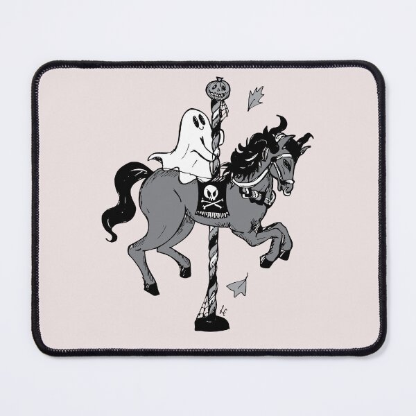 Item preview, Haunted Carousel Horse | Cute Ghost designed and sold by LauraCoxArt.