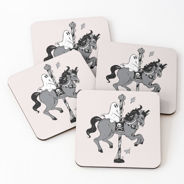 Item preview, Haunted Carousel Horse | Cute Ghost designed and sold by LauraCoxArt.