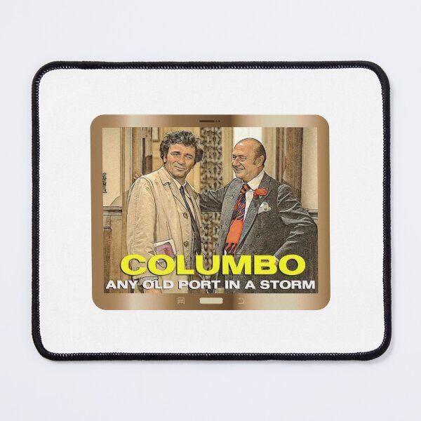 Item preview, Always Watching Columbo… V (on White) designed and sold by PawsitiveMum3.