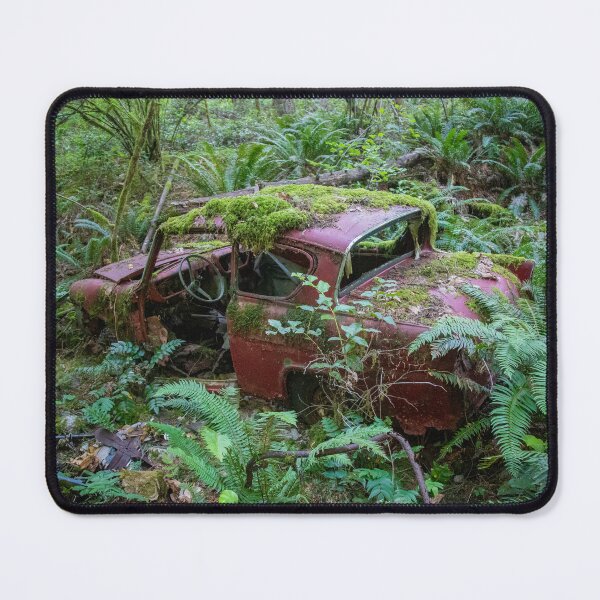 Item preview, 1959-67 Ford Anlia Lost Abandoned and Rusting Away in the Forest. designed and sold by Ernie Steven Dickey.