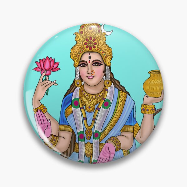 Item preview, Goddess Ganga Artwork | Divine Hindu Goddess Digital Painting Illustration designed and sold by Harshit_Digital_Arts.