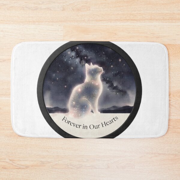 Item preview, Forever In Our Hearts – Celestial Cat Memorial Tribute designed and sold by Fatomfatom.