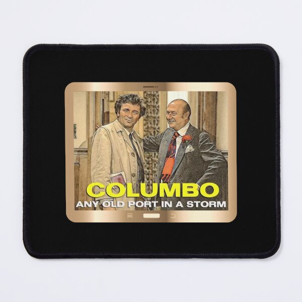 Item preview, Always Watching Columbo… V (on Black) designed and sold by PawsitiveMum3.