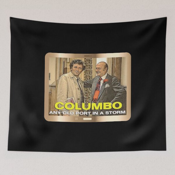 Item preview, Always Watching Columbo… V (on Black) designed and sold by PawsitiveMum3.
