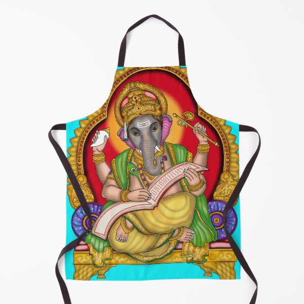Item preview, Lord Ganesha Artwork | Divine Hindu God Digital Painting Illustration designed and sold by Harshit_Digital_Arts.
