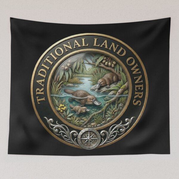 Item preview, Platypus - Traditional Land Owners designed and sold by Kirrindy Designs.
