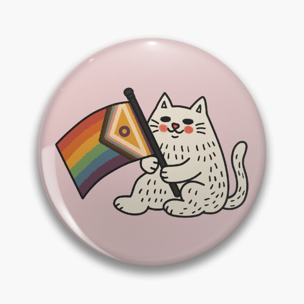Item preview, Progress Pride Kitty designed and sold by Geta Gato.