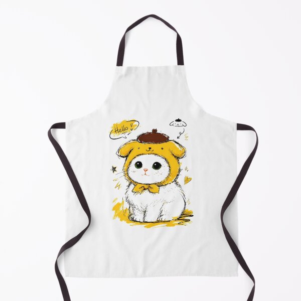 Item preview, Cute Cat Pudding Hat Hello Adorable Art designed and sold by RamyGallery.