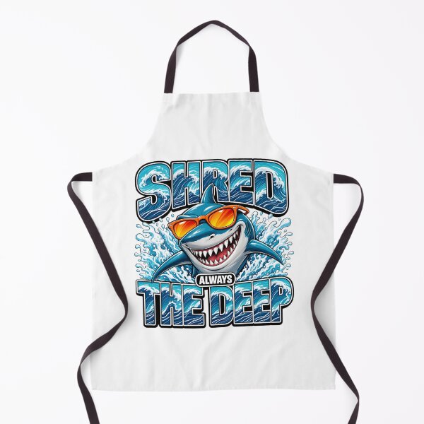 Item preview, Shred The Deep Funny Shark designed and sold by DestenyStore.