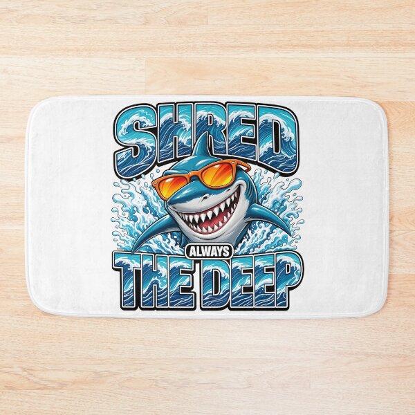 Item preview, Shred The Deep Funny Shark designed and sold by DestenyStore.