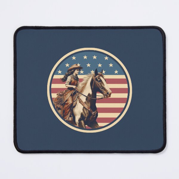 Item preview, Vintage Cowgirl, Pinto Horse, Retro, Old WEST Theme, Horses designed and sold by classic car craze.