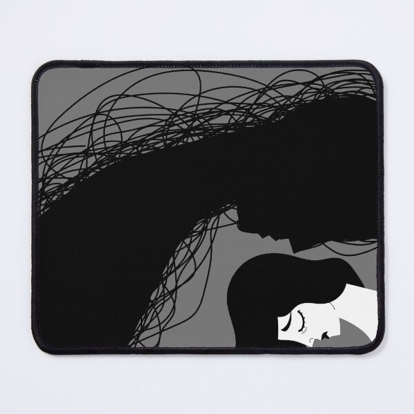 Item preview, sad woman with a tangled shadow designed and sold by matintheworld ( delcarmat ).