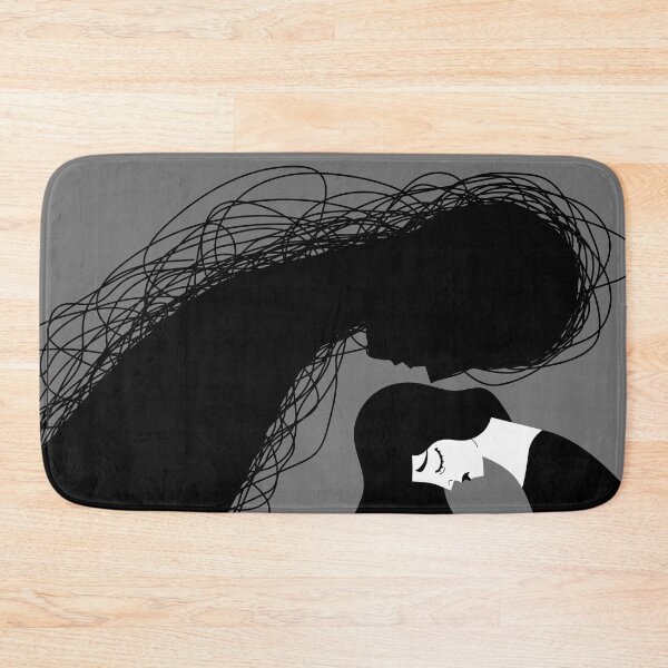 Item preview, sad woman with a tangled shadow designed and sold by matintheworld ( delcarmat ).