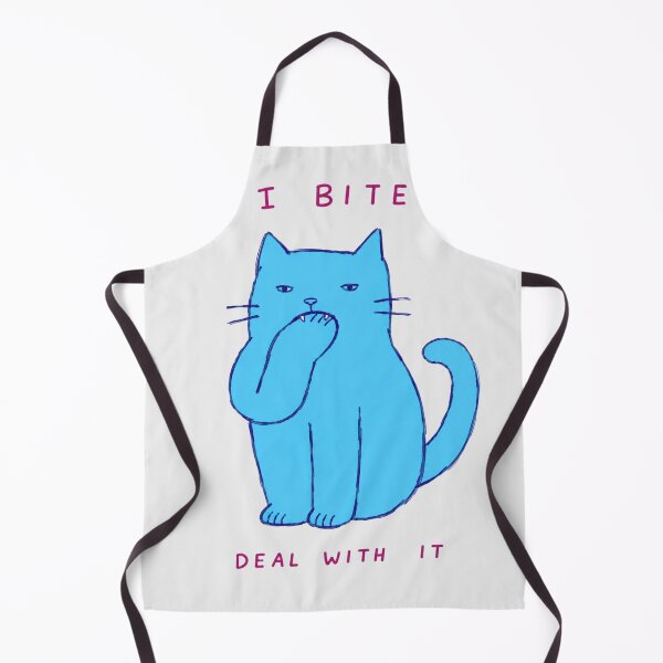 Item preview, Sassy Blue Cat I Bite Deal With It For Office designed and sold by bosamji.