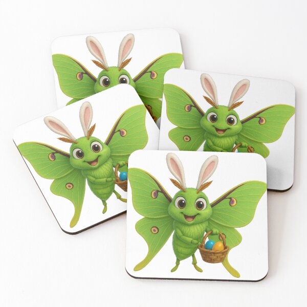 Item preview, Easter Luna Moth designed and sold by Sillytoe.