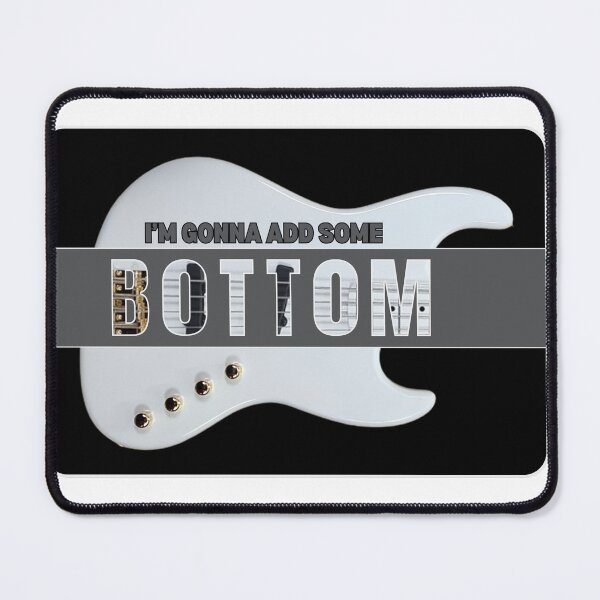 Item preview, Voy a agregar algo de diseño de música de bajo para guitarra designed and sold by MusicFanTees.