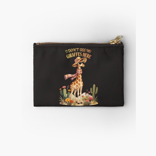 Item preview, Funny GIRAFFE Wearing Sunglasses, Scarf and a hat with the quote, “I Don’t See No Giraffes Here." designed and sold by MKTreasures.