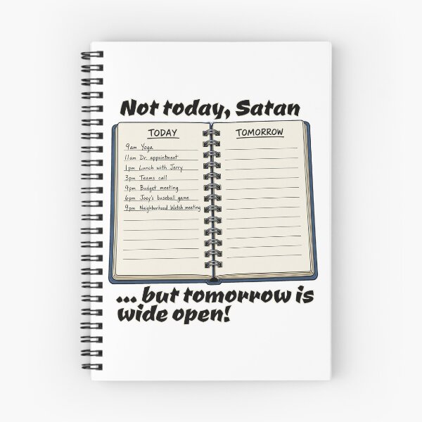 Item preview, Not today, Satan! designed and sold by Cut & Paste Productions.