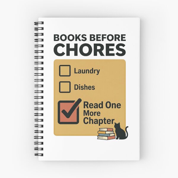 Item preview, Books Before Chores designed and sold by Northbound Press.