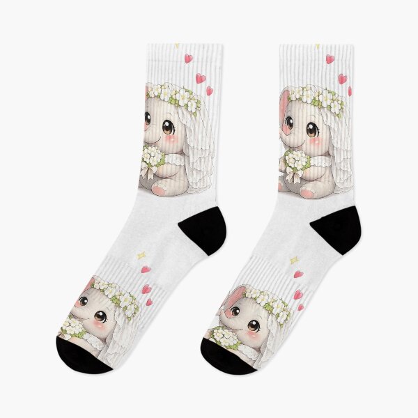 Item preview, elephant bride and groom designed and sold by QuiteOrbit.