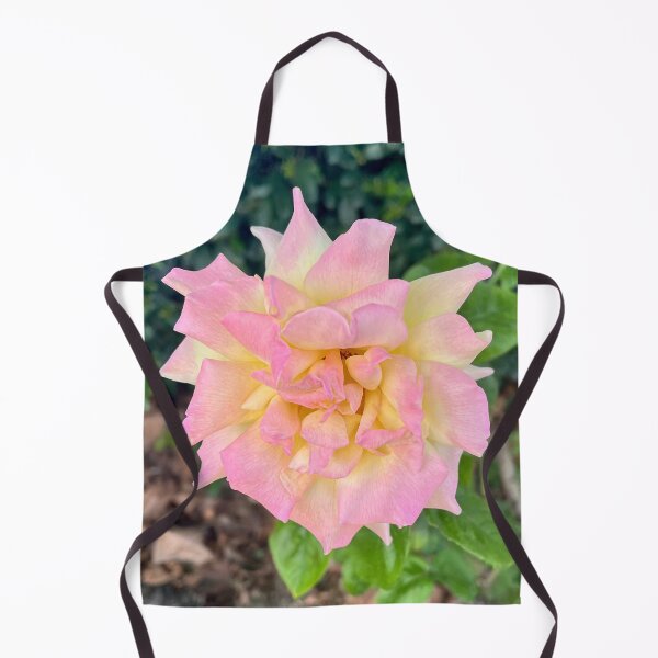 Item preview, Peace Rose Pink and Yellow Romantic Garden Photography designed and sold by Be Captured by Brittany Emma.