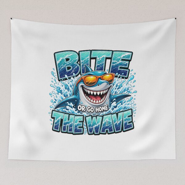 Item preview, Bite Or Go Home Shark designed and sold by DestenyStore.