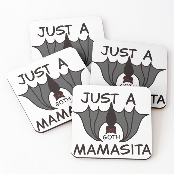 Item preview, ‘JUST A GOTH MAMASITA’ BAT  designed and sold by GothMamacita.