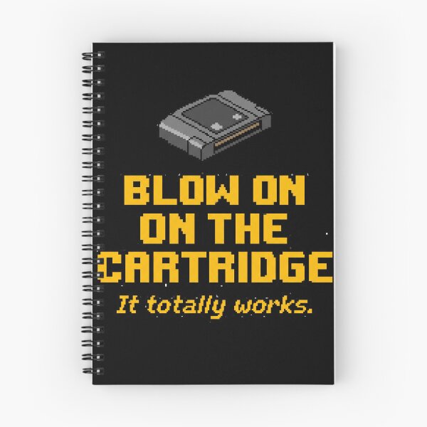 Item preview, Blow On The Cartridge Retro Gaming Humor Pixel Art Funny Gamer T-Shirt N64 designed and sold by Gaming Retro.