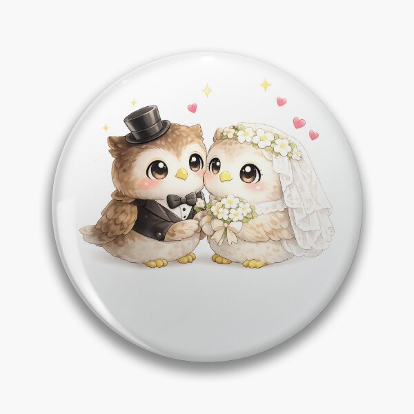 Item preview, Owl Bride Groom Bachelorette Party Wedding designed and sold by QuiteOrbit.