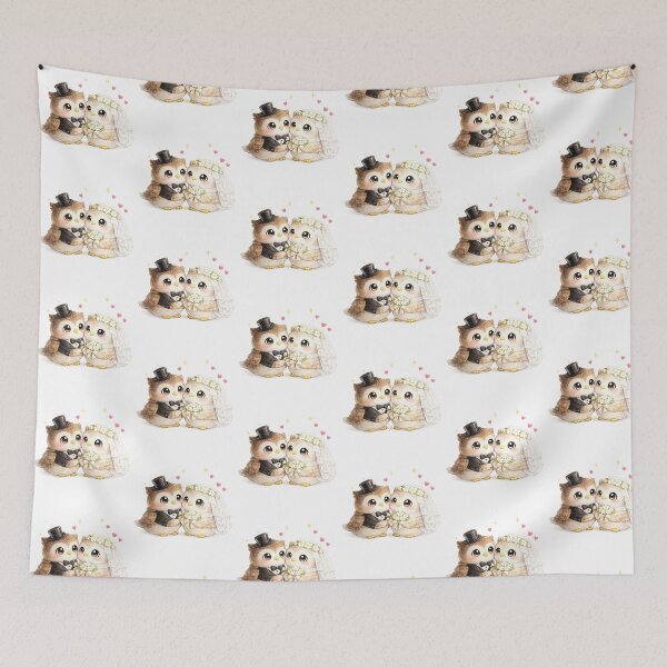 Item preview, Owl Bride Groom Bachelorette Party Wedding designed and sold by QuiteOrbit.