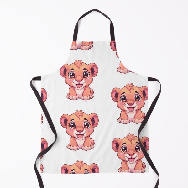 Item preview, Kawaii Chibi Lion Cartoon | Adorable Animal Sticker designed and sold by AhiraDesign.
