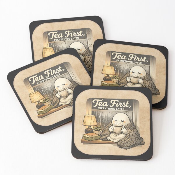 Item preview, Tea First, Everything Later designed and sold by QuietNovaShop.