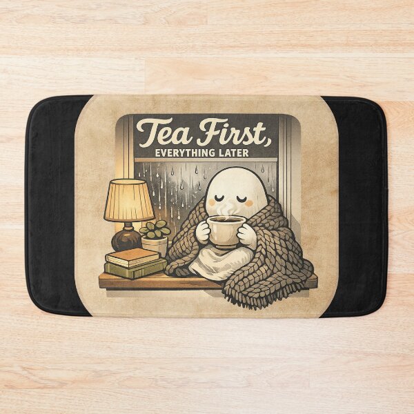 Item preview, Tea First, Everything Later designed and sold by QuietNovaShop.