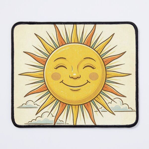 Item preview, Happy sun, smiling sun designed and sold by DadaVa.