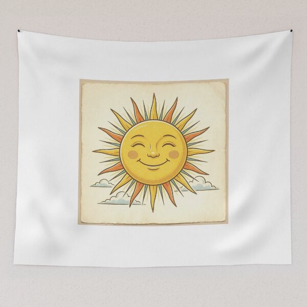 Item preview, Happy sun, smiling sun designed and sold by DadaVa.
