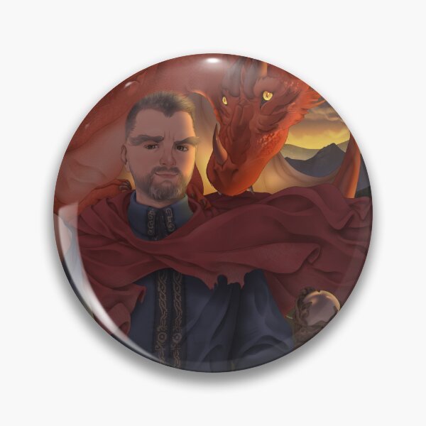Item preview, Wizard with a Red Dragon and Magic Staff designed and sold by JaybirdArtCreations.