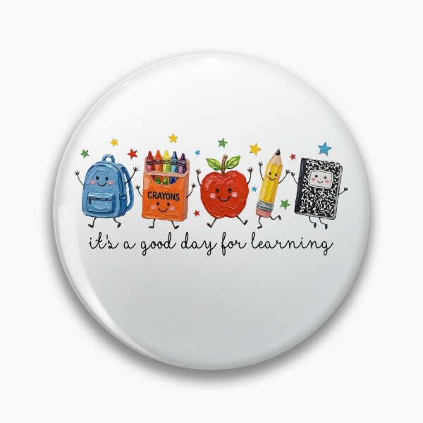 Item preview, Brushstroke It's A Good Day For Learning designed and sold by Poopielandia.