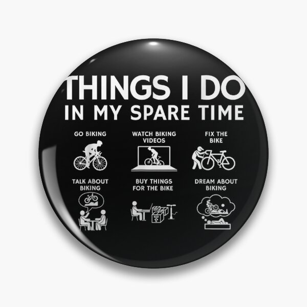 Item preview, Bicycling Things I Do in My Spare Time designed and sold by goombi-creative.