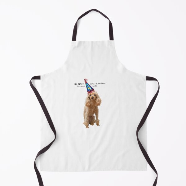 Item preview, My Inner Party Animal Introvert Mode Funny Poodle Print designed and sold by chaos-and-curls.